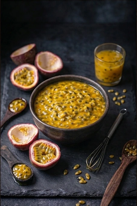 Passion fruit slices